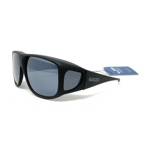 New JONATHAN PAUL Polarized Sunglasses Fit-overs Aviator Black AV001 Extra Large